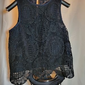 #1009 Banana Republic lace tank.